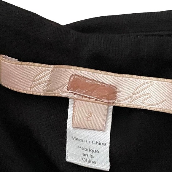 Hutch Black Off the Shoulder Floral Jacquard High Low Ball Gown Dress Size 2 - Picture 9 of 10